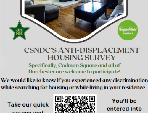 CSNDC Asks Residents to Complete Its Anti-Displacement Housing Survey